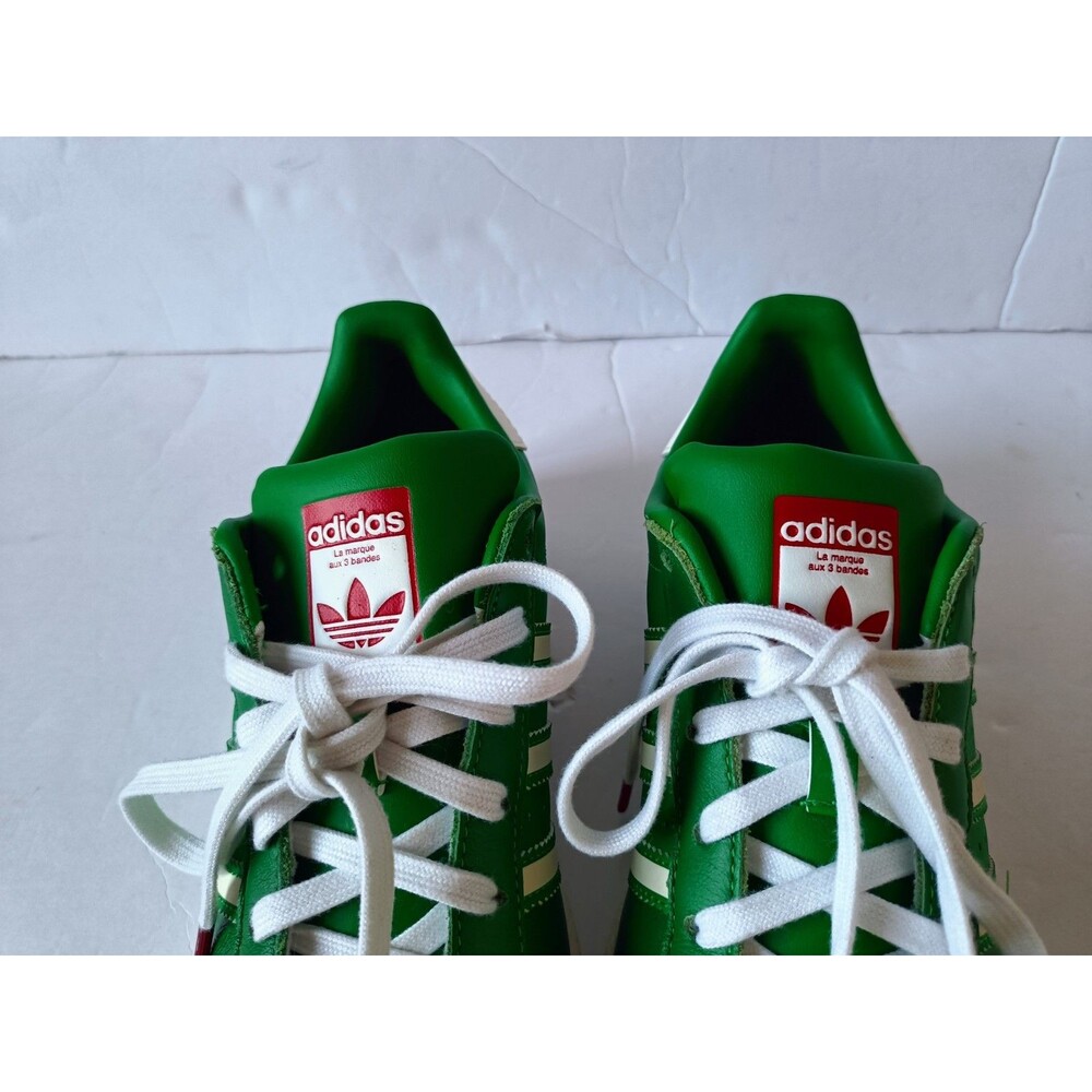 Adidas Superstar Shoes Men's 6 Green Off White Sneakers - Picture 2 of 11